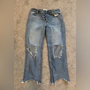 Free people cropped jeans